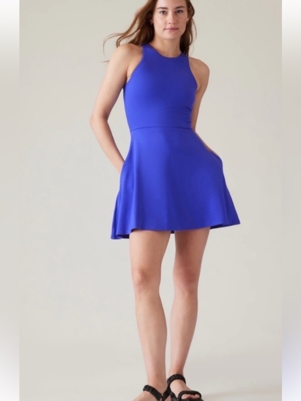 Athleta Conscious Athletic Mini Dress -Lazurite Blue